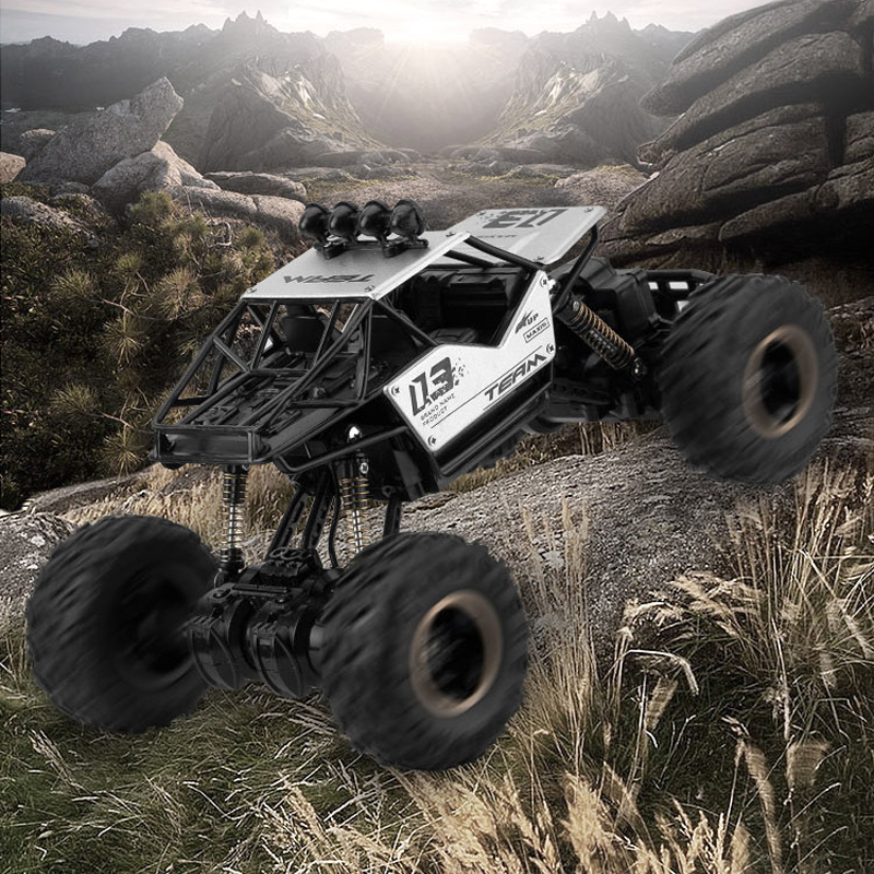 🔥Hot Sale🔥Children Alloy Climbing Four-wheel Drive RC Car-⚡Dual high-powered magnetic motors (powerful)